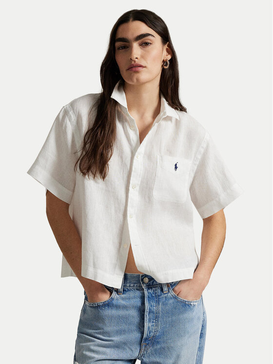 Polo Ralph Lauren Polo Ralph Lauren Cămașă 211965847001 Alb Relaxed Fit