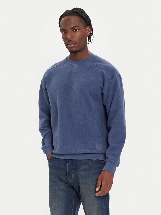 United Colors Of Benetton United Colors Of Benetton Majica dugih rukava 3NMEU109T Tamnoplava Regular Fit