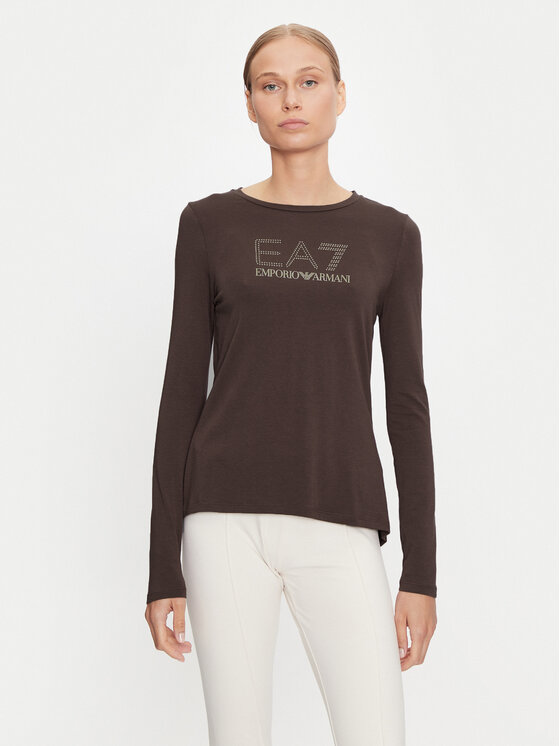 EA7 Emporio Armani EA7 Emporio Armani Blusa 8NTT51 TJDQZ 1755 Marrone Regular Fit