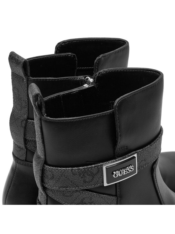 Guess Guess Botine Ovelle2 FLTOVE ELE10 Negru