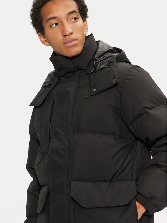 Lacoste Lacoste Μπουφάν πουπουλένιο BH1583 Μαύρο Regular Fit