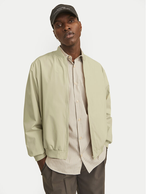 Jack & Jones Jack & Jones Bomber Echarge 12268608 Beige Regular Fit