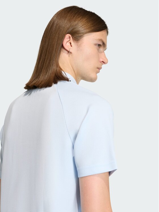 adidas adidas Polo 159290 Błękitny Regular Fit