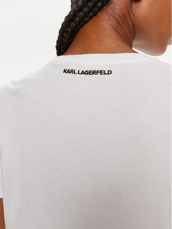 KARL LAGERFELD KARL LAGERFELD T-shirt Essential 245W1714 Bijela Regular Fit