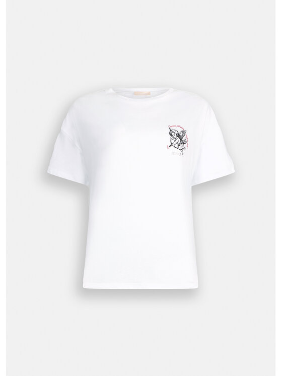 Liu Jo Liu Jo T-shirt MF5416JS923S9747 Bianco Regular Fit