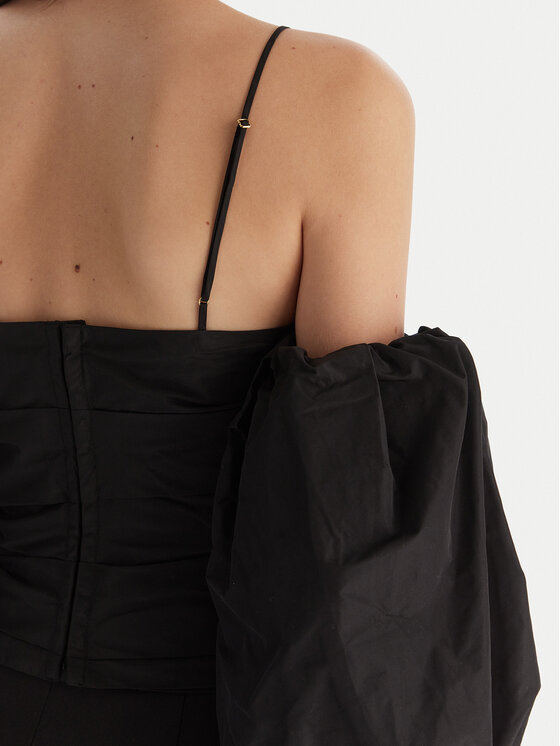 PINKO PINKO Bluzka Taffeta 105552 Y3LE Czarny Regular Fit