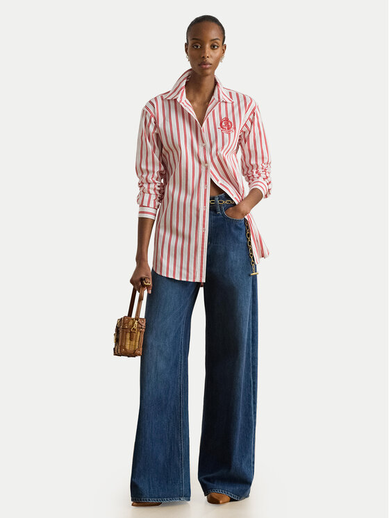 LAUREN RALPH LAUREN LAUREN RALPH LAUREN Koszula 200P08746002 Czerwony Relaxed Fit