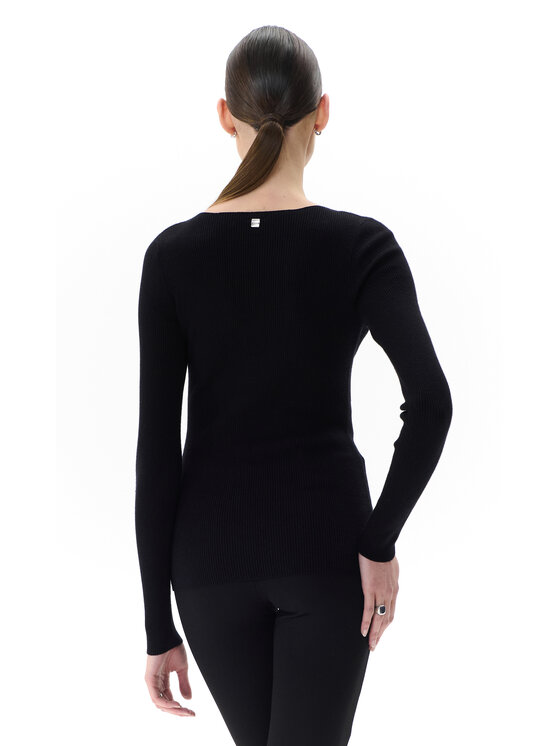 Tiffi Tiffi Sweter TIFFI Czarny Slim Fit