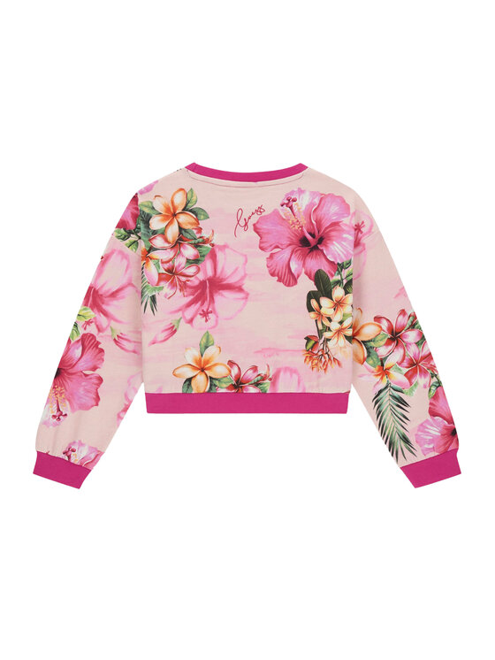 Guess Guess Bluza J6GQ01 KA6R4 Różowy Relaxed Fit