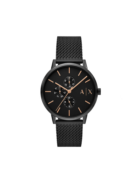 Armani Exchange Armani Exchange Laikrodis AX7162SET Juoda
