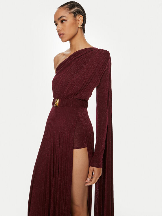 Elisabetta Franchi Elisabetta Franchi Õhtune kleit AB-686-46E2 Bordoopunane Regular Fit