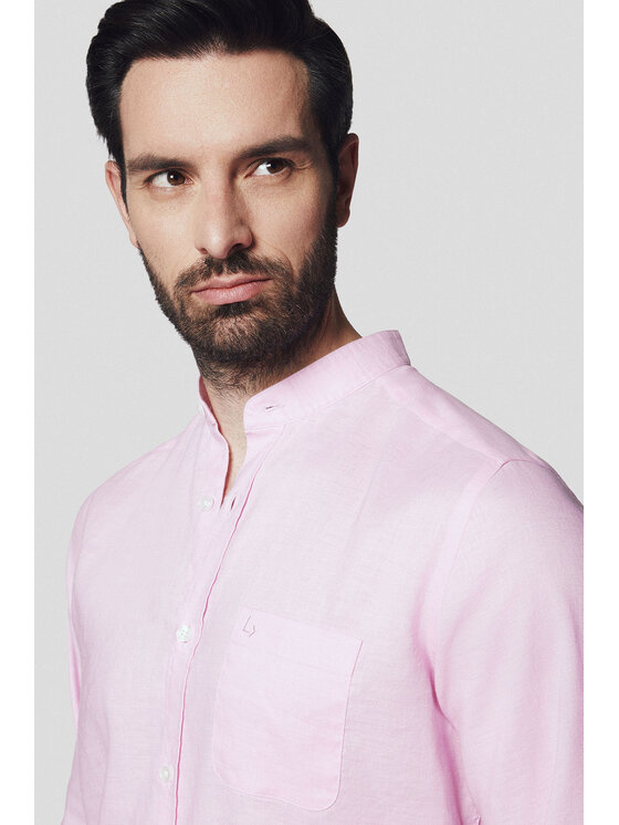 Lancerto Lancerto Koszula Primrose KO073124000013 Różowy Slim Fit