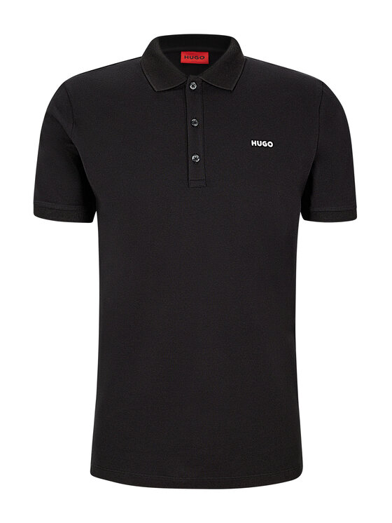 HUGO Hugo Polo 50470547 Czarny Slim Fit