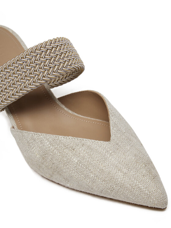 MALONE SOULIERS MALONE SOULIERS Klapki Maisie 45-154 Beżowy