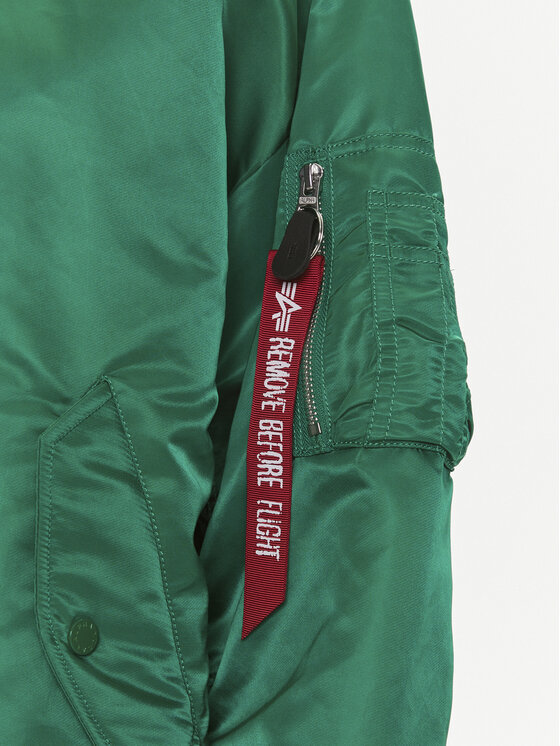 Alpha Industries Alpha Industries Kurtka bomber MA-1 Core 108010 Zielony Regular Fit