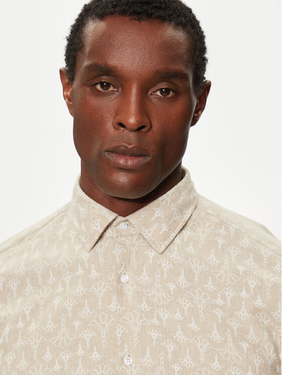 JOOP! JOOP! Сорочка 17 JSH-154Pit-W 30043581 Бежевий Slim Fit