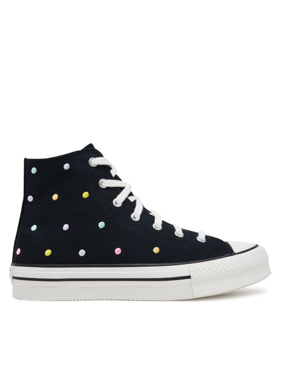 Converse Converse Plátěnky Chuck Taylor All Star Lift Polka Dots Platform A12608C Černá