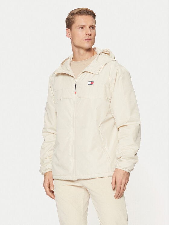 Tommy Jeans Tommy Jeans Jakna protiv vjetra Chicago DM0DM21130 Bež Regular Fit
