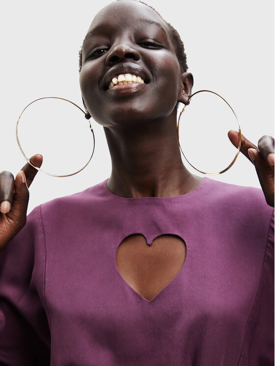 Desigual Desigual Kasdieninė suknelė Frida 22WWVW31 Violetinė Regular Fit