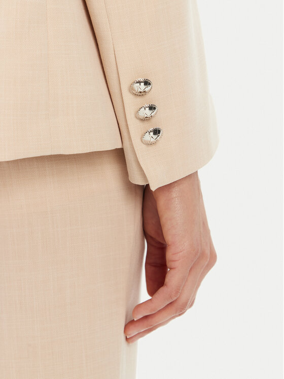 Maryley Maryley Sakko 25EB288/21BE Beige Regular Fit