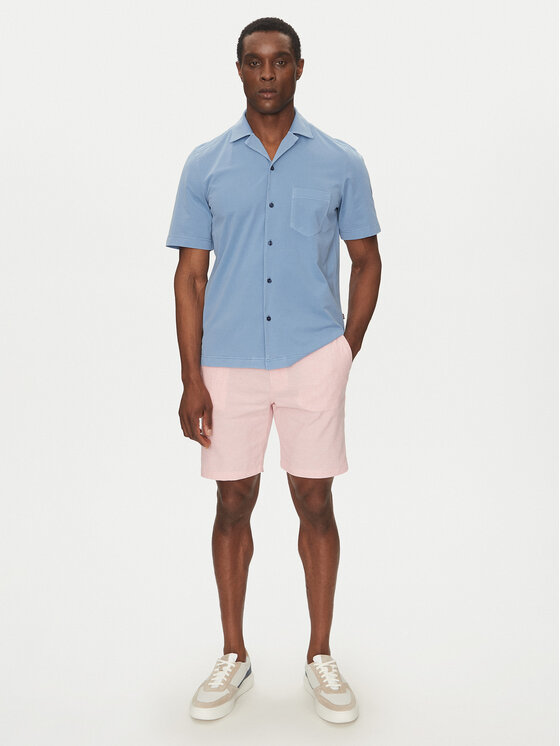 BOSS BOSS Szorty materiałowe 50536863 Różowy Tapered Fit