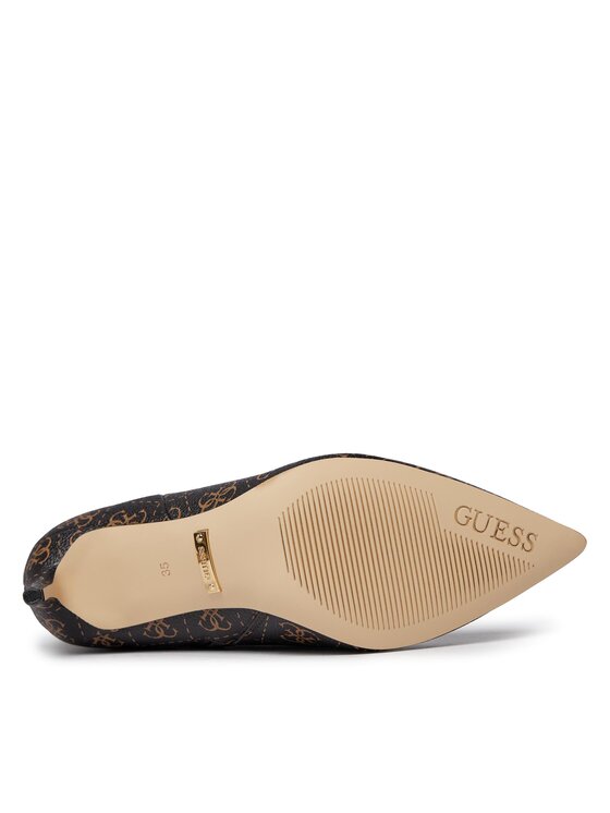 Guess Guess Botki Richer6 FL8RI6 FAL10 Brązowy