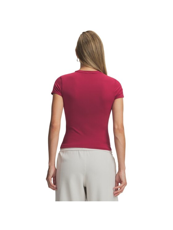 Under Armour Under Armour Koszulka techniczna 6013774 Czerwony ciemny Slim Fit