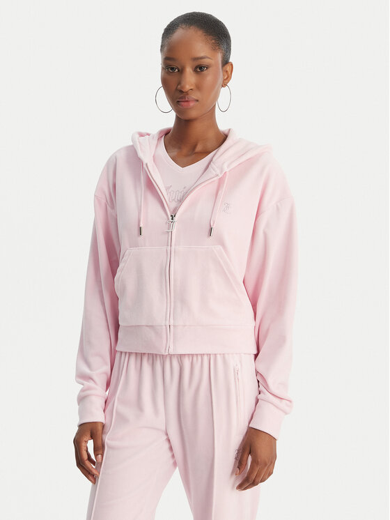 Juicy Couture Bluză Iccle JCWAS126304 Roz Oversize