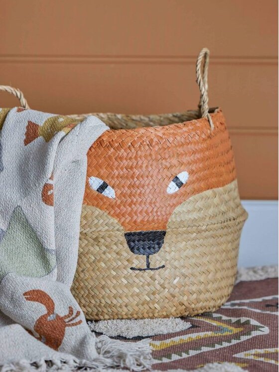 MIAhome MIAhome Kosz dekoracyjny 40x35 cm ZORRO Brązowy