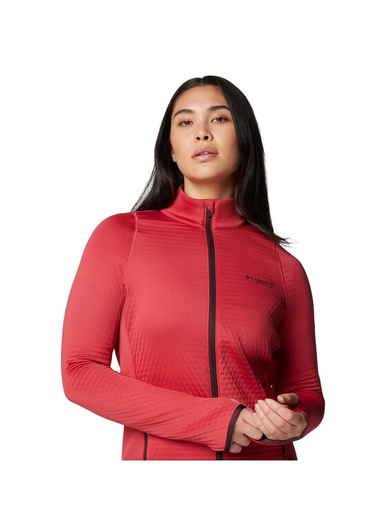 Columbia Columbia Bluza 208533 Czerwony Regular Fit