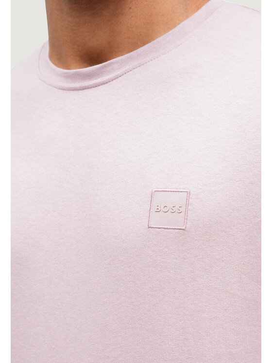 BOSS BOSS T-shirt Tales 10242631 02 Rosa Casual Fit