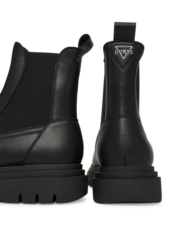 Guess Guess Боти тип челси FMFFER LEA10 Черен