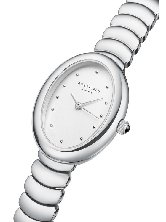 Rosefield Rosefield Zegarek Ovale Srebrny