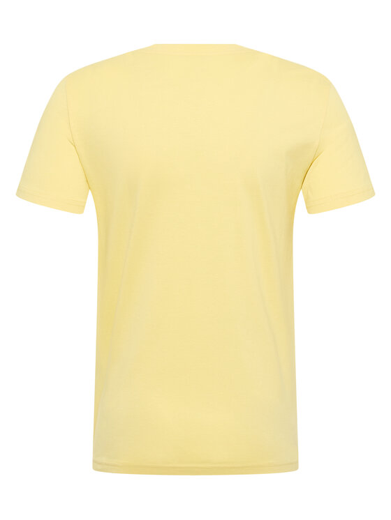 Mustang Mustang T-Shirt Style Austin Żółty Regular Fit
