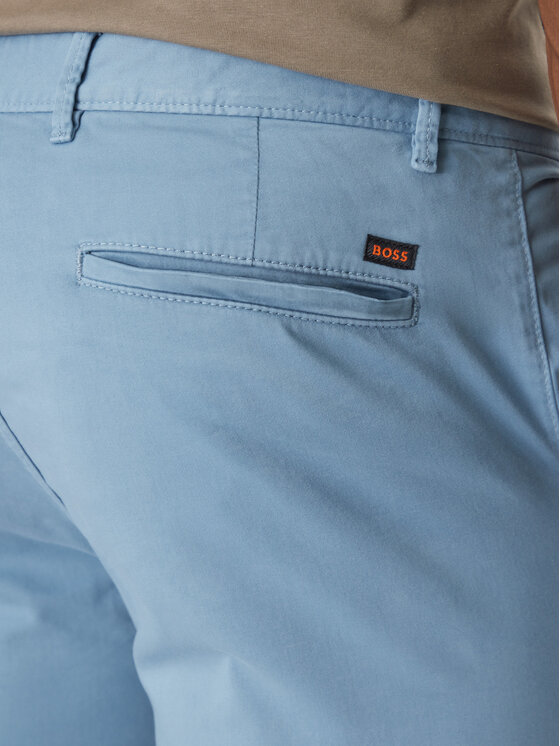 BOSS BOSS Chino nohavice Chino_Slim 50510933 Modrá Slim Fit