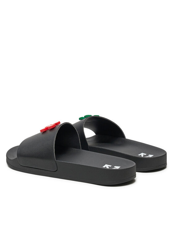 Off-White Off-White Klapki OMIC001S22MAT0041025 Czarny