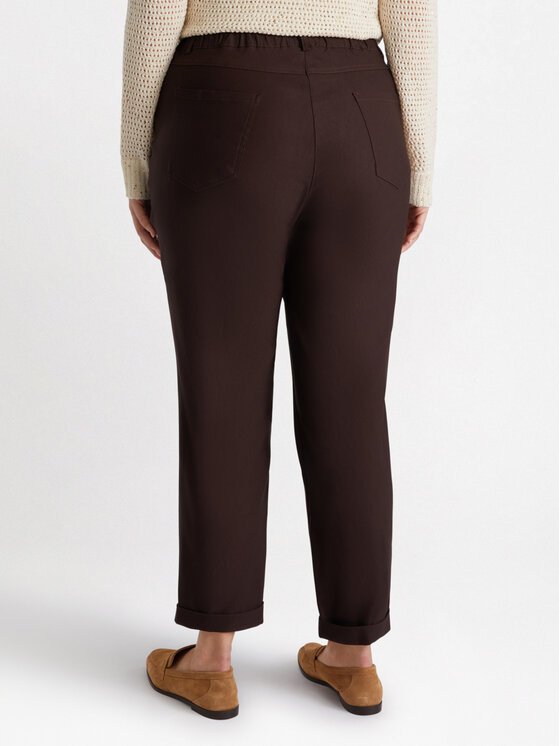 Fiorella Rubino Fiorella Rubino Pantaloni di tessuto P699L002144N022 Marrone Regular Fit