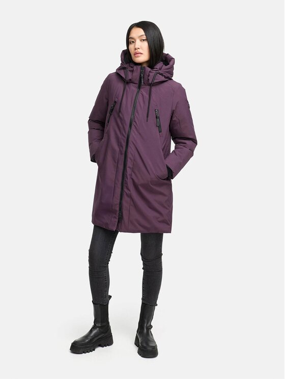 Navahoo Navahoo Kurtka zimowa Winterzart Fioletowy Regular Fit