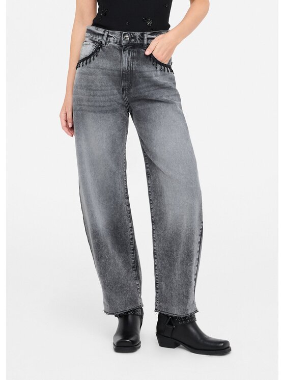Liu Jo Liu Jo Jeansy MF5400D492703223 Czarny Carrot Fit