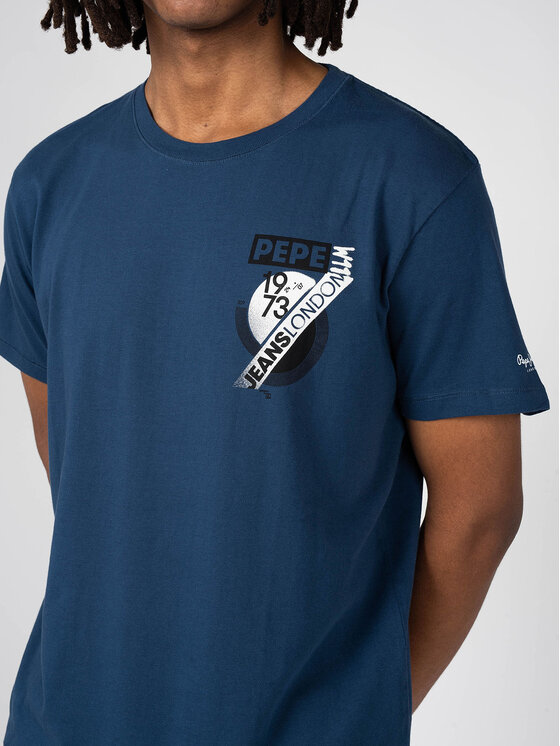 Pepe Jeans Pepe Jeans T-shirt PM507855 | Rico Blu scuro Regular Fit