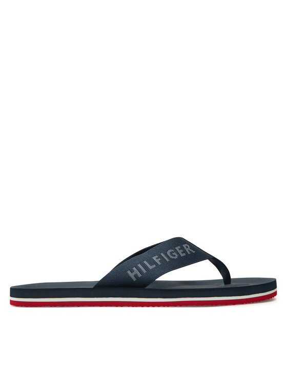 Tommy Hilfiger Tommy Hilfiger Japonke Comfort Hilfiger Beach Sandal FM0FM05341 Mornarsko modra