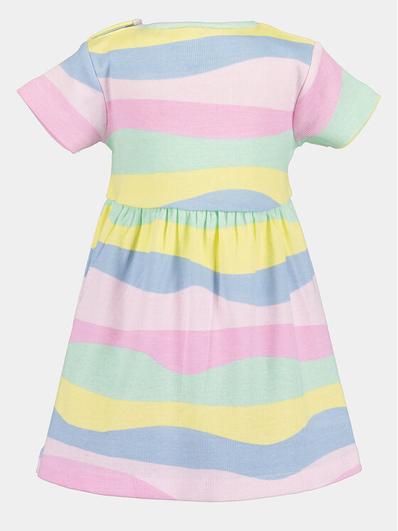 Blue Seven Blue Seven Vsakodnevna obleka 911067 X Pisana Regular Fit