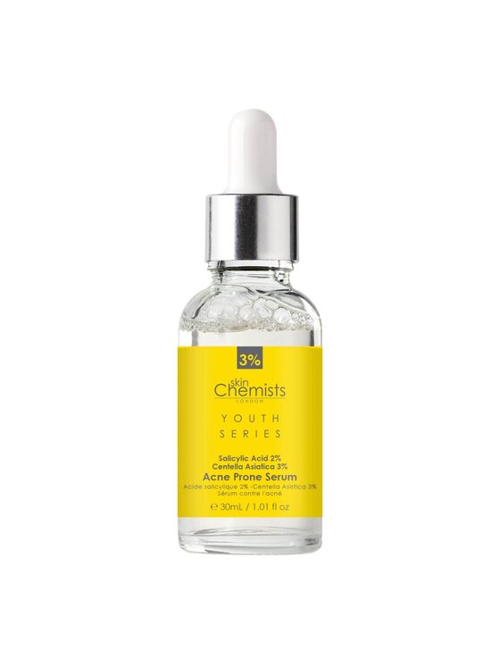 skinChemists skinChemists Cera trądzikowa – kwas salicylowy 2%, wąkrota azjatycka 3% Serum