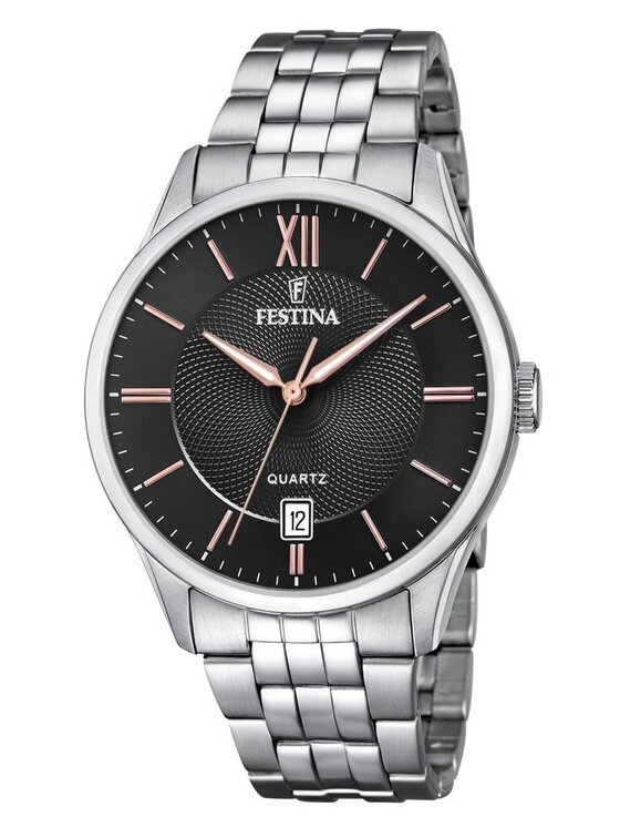 Festina Festina Zegarek F20425/6 Srebrny