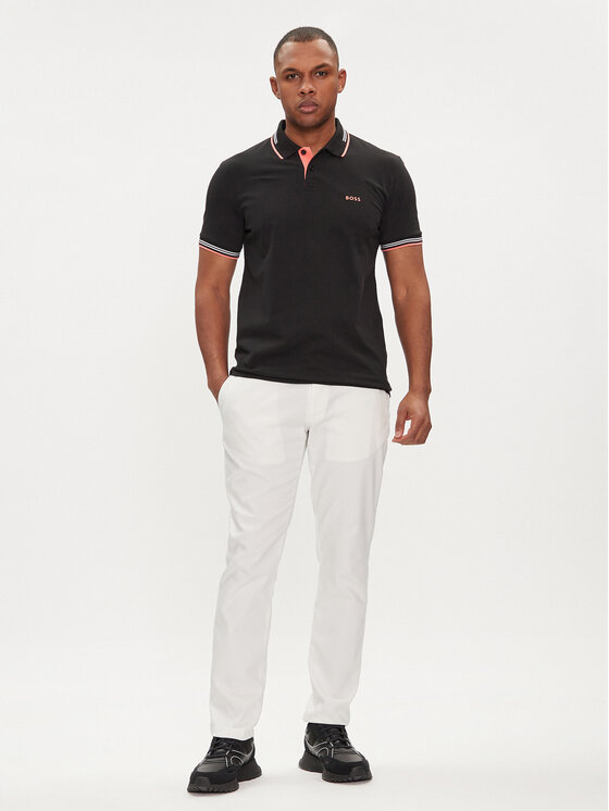 BOSS Boss Polo Paul 50506193 Crna Slim Fit