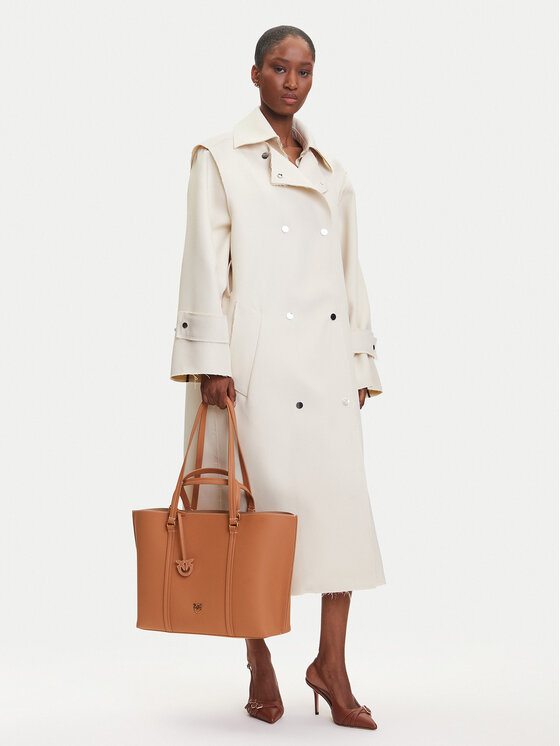 PINKO PINKO Rankinė Carrie Shopper Big AI 24-25 PLTT 102832 A1LF Smėlio