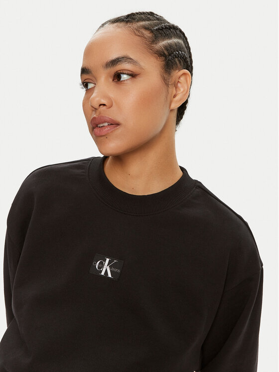 Calvin Klein Jeans Calvin Klein Jeans Mikina J20J223535 Čierna Regular Fit