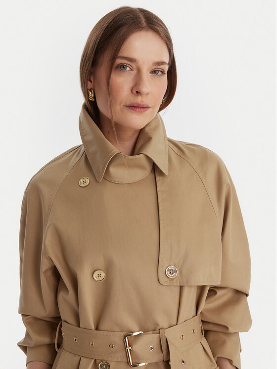 MICHAEL Michael Kors MICHAEL Michael Kors Trenčkot MR620FLKQH Béžová Oversize