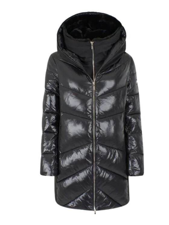 Yes Zee Yes Zee Kurtka zimowa Giubbino donna Czarny Regular Fit