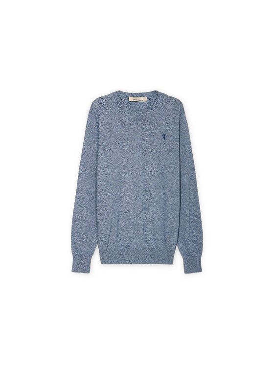 Trussardi Trussardi Sweter M0738000081N024 Niebieski Regular Fit